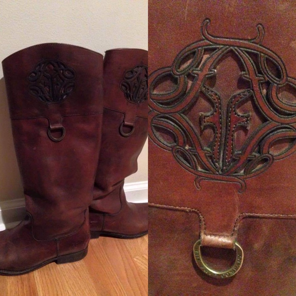Frye Melissa Logo boots size 9